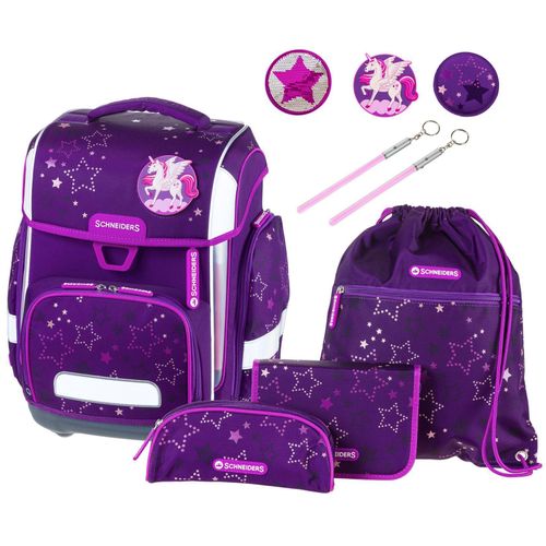 Schultaschenset Starlight violet