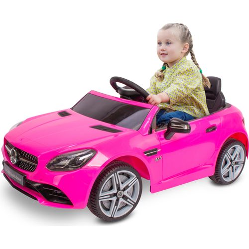 Kinder Elektroauto Mercedes Benz SLC300 Kinderfahrzeug Kinderauto 2x30W rosa