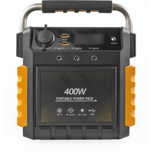 OXE Powerstation S400 - multifunktionales Akku-Kraftwerk, Tragbare Stromgenerator, Solargenerator mit 400W/386Wh, Stromerzeuger mit AC-Steckdosen für Camping, Notfall, Haushaltsgeräte, Outdoor-Reisen, Wohnwagen, Angeln, Stromversorgung, Kompatibel mit Solarpanel