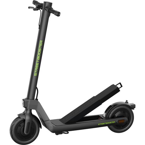 E-Scooter STREETBOOSTER Sirius matt schwarz - mit Straßenzulassung, Wechselakkusystem, 20 km/h, faltbar