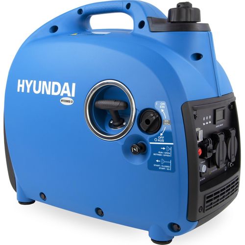 HYUNDAI Inverter-Generator HY2300Si D (2.2 kW, tragbar, 2 x 230V + 1 x 12V, 1 x USB)