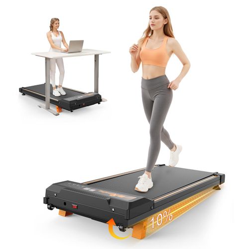 Heimbüro-Schreibtischlaufbänder, kompakte Desktop-Laufbänder mit geneigten Laufbändern, 2-in-1-Laufbänder, mit einer Gewichtskapazität von 120KG