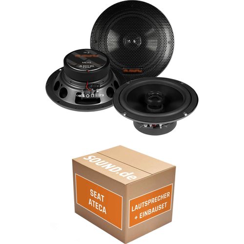 Lautsprecher Boxen Einbaupaket Heck Musway ME62 passend für Seat Ateca Typ 5FP, KH7 | 80W RMS hoher Wirkungsgrad
