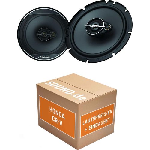Lautsprecher Boxen Einbaupaket Front Pioneer TS-A1671F passend für Honda CR-V | 2x Tief-Mitteltöner mit integriertem Hochtöner 320W MAX