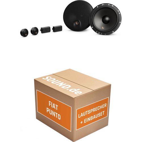 Lautsprecher Boxen Einbaupaket Front Infinity Alpha 603C passend für Fiat Grande Punto | 90Watt RMS