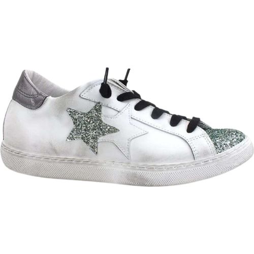 Schuhe 2Star 2Sd3620 Low Weiß Grün Leder