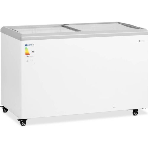 Royal Catering Gefriertruhe - 360 L - Glastüren - abschließbar -