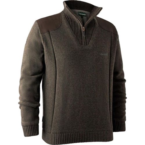 Deerhunter Carlisle Strick mit Stormliner®, Strickpullover in verschiedenen Farben, Farbe:Dark Elm, Größe:L