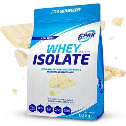 6PAK Nutrition | Whey Isolate White chocolate