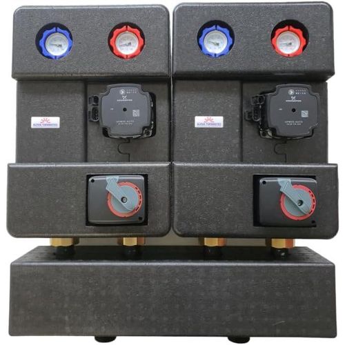 Heizkreisset DN 25 gemischt für 2 Heizkreise