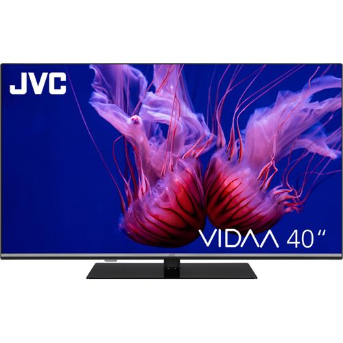 JVC QLED Fernseher 40 Zoll Smart TV VIDAA LT-40VQF555D Full HD Fernseher HDR TV Triple-Tuner