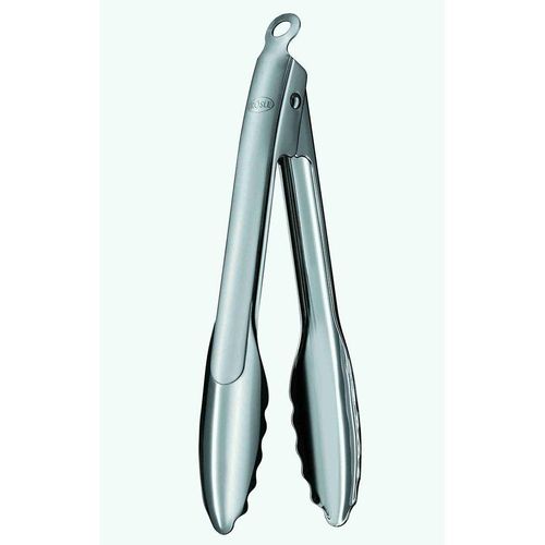 Kochzange RÖSLE, silber (edelstahlfarben), L:23cm, Edelstahl 18/10, Küchenzangen, Zange zum Kochen und Grillen, Edelstahl 18/10, spülmaschinengeeignet