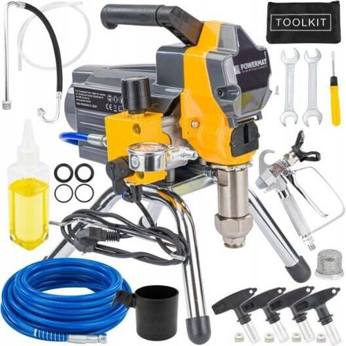 Hydrodynamische Farbsprühgerät 1300W IP23 Maximaler Druck 230 bar Hochdruck Farbsprühsystem Airless Farbspritzgerät Spritzpistole