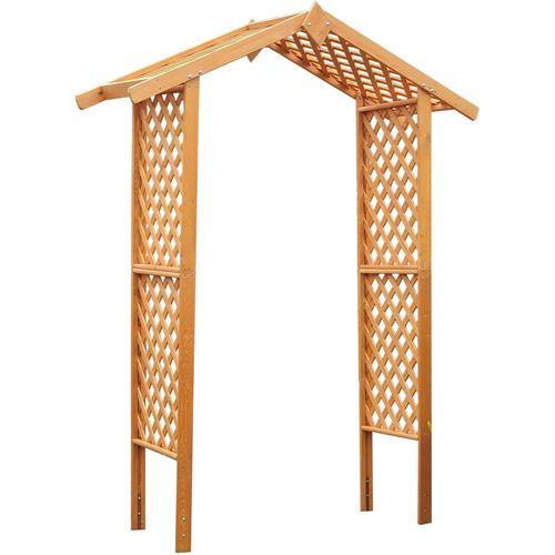 Rankhilfe PROMADINO, braun, B:167cm H:219cm T:53cm, Holzwerkstoff, Rankhilfen, Rankkasten, BxTxH: 167x53x219 cm