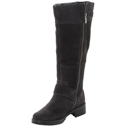 Stiefel SHEEGO, Damen, Gr. 43, schwarz, Leder, Schuhe