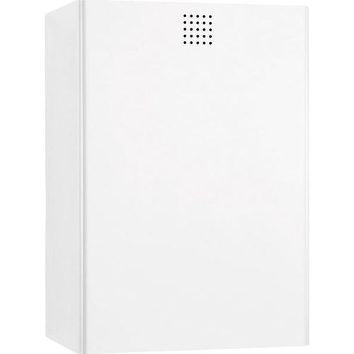 Mülleimer 60 Liter Kapazität 400 mm Breite aus Edelstahl mit Farboptionen, Farbe:Weiß