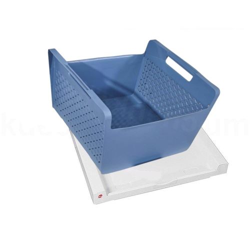 Hailo Universaltablar 3271002 Ordnungsmodul mit Wäschekorb blau 16er