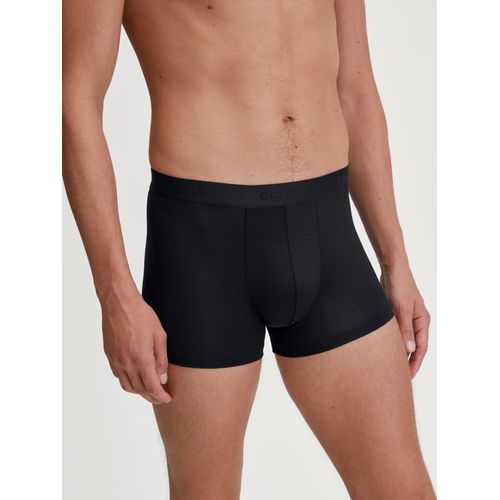 Boxershorts CALIDA, Herren, Gr. XL (56), schwarz, Obermaterial: 90% Lyocell (TENCEL), 10% Elasthan, Unterhosen, mit elastischem Bund
