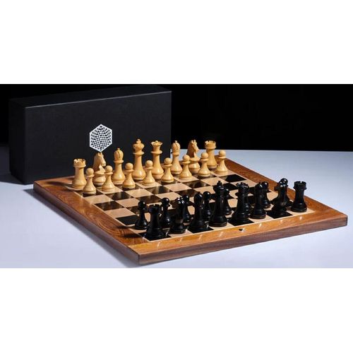 Casa Padrino Luxus Schach Set 50 x 50 cm - Holz Schachspiel - Schachbrett mit Schachfiguren