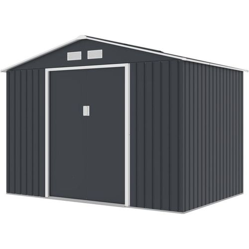 Gartenhaus PHOENIX E - 277x322x203 cm / 8,92 m2 - dunkelgrau