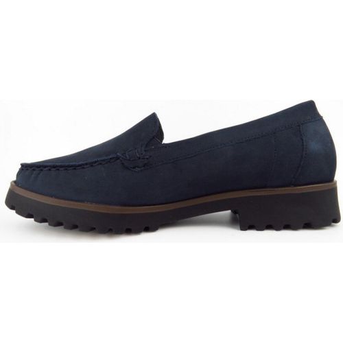 Waldläufer H-Elisa DENVER marine Damen Mokassin in Blau, Größe 6.5