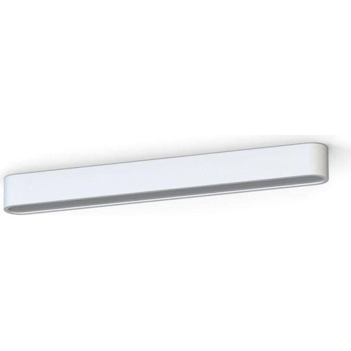 Deckenlampe Aluminium 3000 K warmweißes Licht 1700 lm Weiß länglich Modern