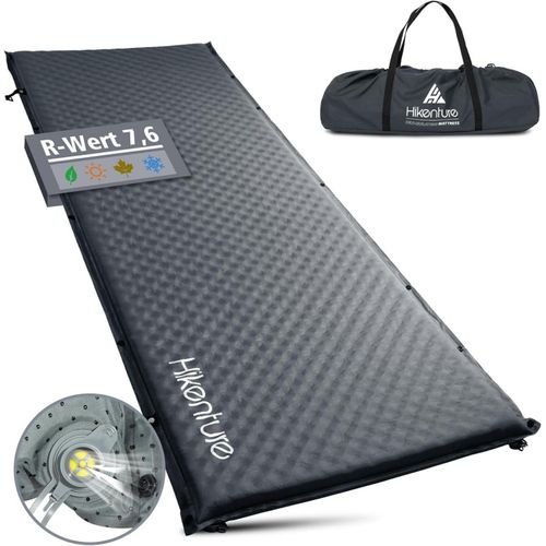 Isomatte Selbstaufblasend 5CM Camping Matratze Schaumstoff Luftmatratze
