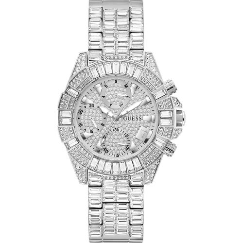 Guess Damen Multifunktionsuhr ICONIC 40th Anniversary Limited Edition Silber GW0812L1