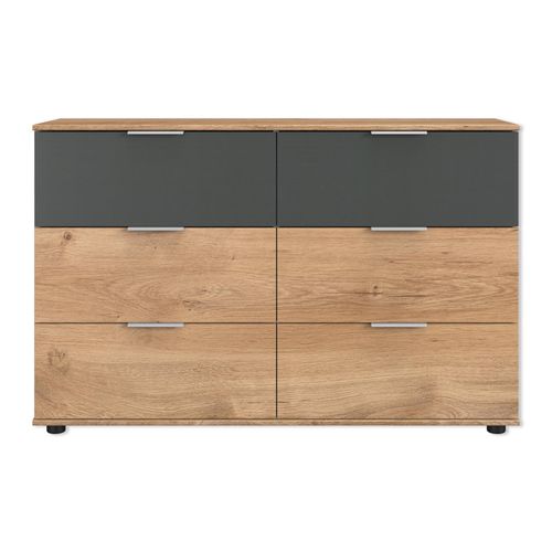 Sideboard - Plankeneiche - Graphit - 130 cm Image