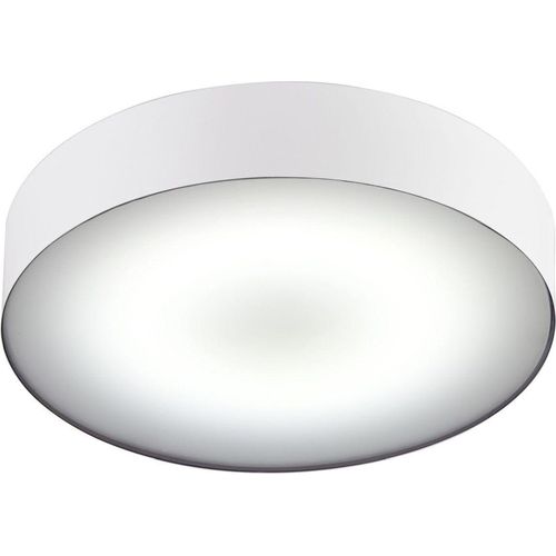 LED Deckenleuchte Metall D: 40,5 cm Weiß rund neutralweißes Licht 4000 K 2200 lm Modern