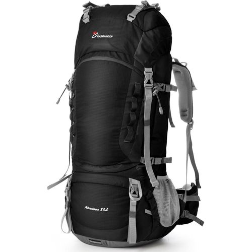 MOUNTAINTOP Trekkingrucksack 80L Wanderrucksack Regenschutz Outdoor Camping