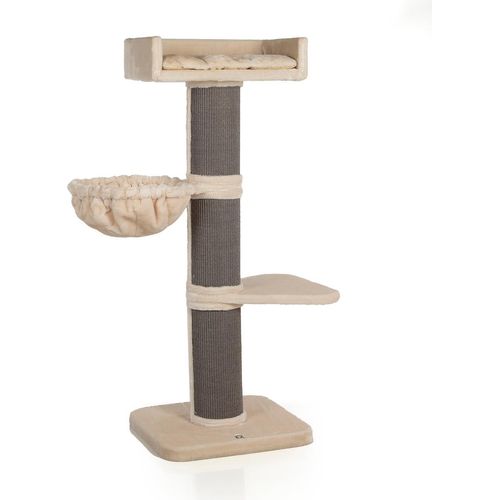 Kratzbaum Waterton · beige/anthrazit · ca. 60 x 100 x 153 cm