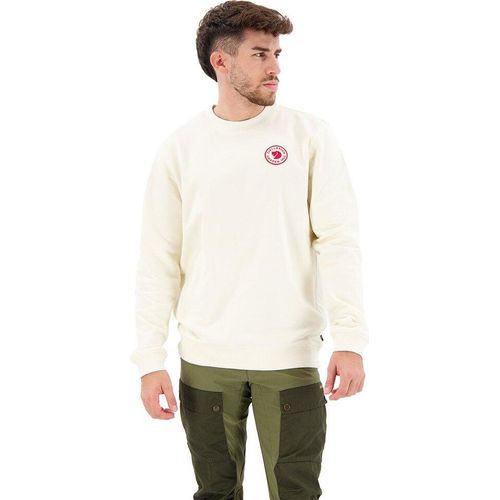 Fjällräven 1960 Logo Badge Sweatshirt Beige M Mann Beige M