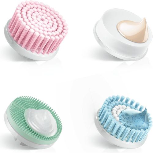 Braun FaceSpa 80mv 4 Ersatzbürsten zur Gesichtsreinigung für reine, strahlende Haut