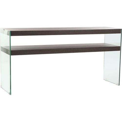 Konsole DKD Home Decor Braun Durchsichtig Kristall Nussbaumholz Holz MDF 160 x 45 x 80 cm