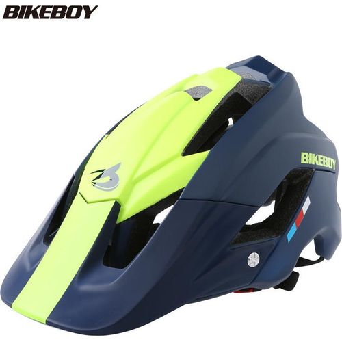 Bikeboy Fahrrad Mountain Fahrrad Helm Reiten Integral Molded Highway Männer und Frauen Safe Zubehör Ausrüstung blau gelb_ Freie Größe