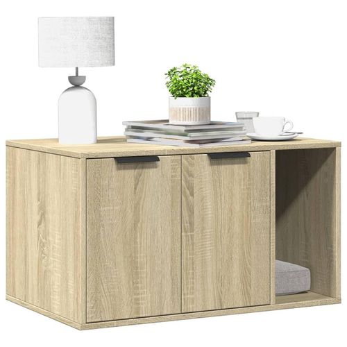 Katzenklo Sonoma Eiche 80x50x45 cm Holzwerkstoff