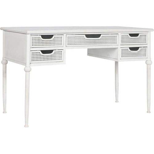 Schreibtisch Home ESPRIT Weiß Metall 122 x 50 x 76 cm