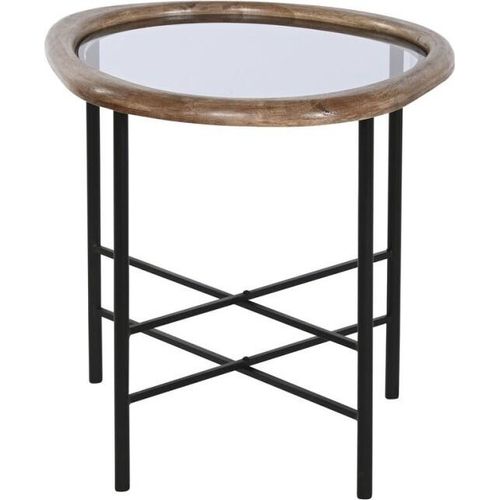 Tischdekoration Home ESPRIT Braun Schwarz natürlich Kristall Tannenholz 61 x 50 x 53 cm