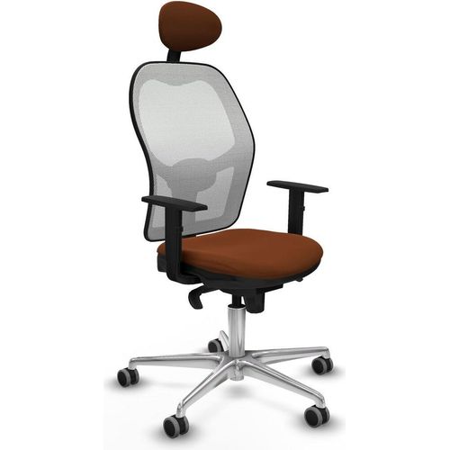 Bürostuhl mit Kopfstütze Jorquera Piqueras y Crespo 1D086G1 Weiß Braun