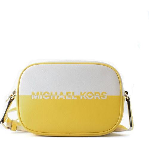 Umhängetasche Michael Kors JET SET TRAVEL Gelb 22 x 15 x 6 cm