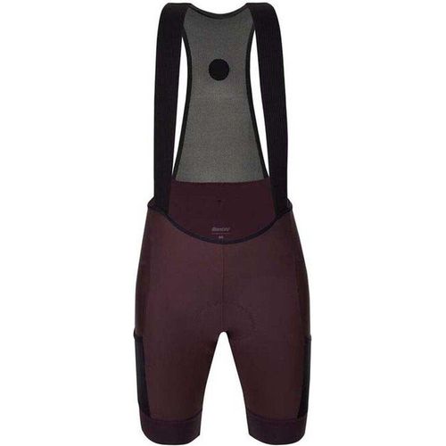 Santini 3m Gravel Trägerhose Rot XL Frau Rot XL