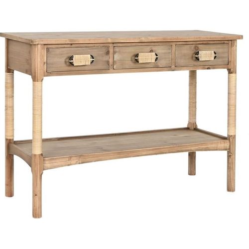 Konsole Home ESPRIT Hellbraun Schnur Tanne 110 x 40 x 79,5 cm