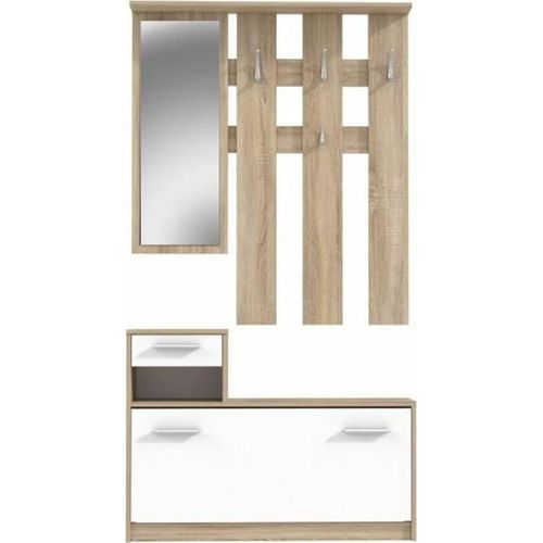 Möbel-Set-Set Pili Weiß 97,5 x 180 x 25 cm