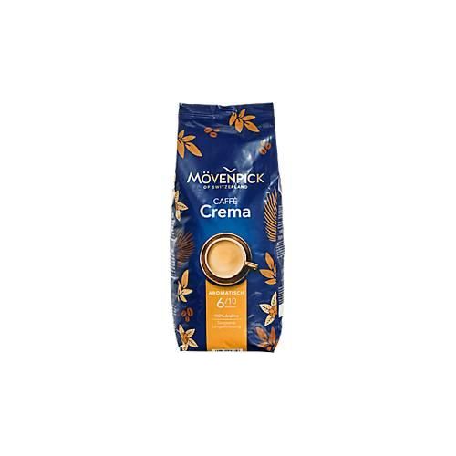 Mövenpick Kaffee Caffè Crema, Intensität 6/10, für Kaffee-Vollautomaten, ganze Bohnen, 1 kg