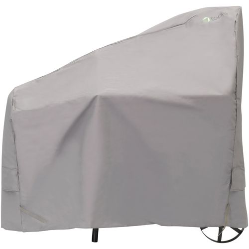 Grill-Schutzhülle TEPRO, grau, B:125,7cm H:119,4cm L:73,7cm, Polyester, Planen, BxLxH: 126x74x119 cm, für Smoker mittel
