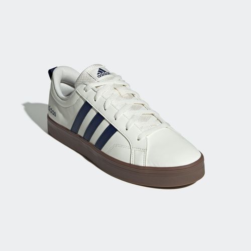 Sneaker ADIDAS SPORTSWEAR, Gr. 44,5, weiß (sanftes weiß, dunkelblau, gold metallic), Synthetik, Textil, sportlich, Schuhe
