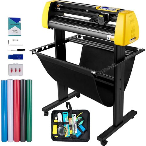 87cm Vinyl Cutter/Plotter Schild Schneidemaschine Software 3 Klingen LCD