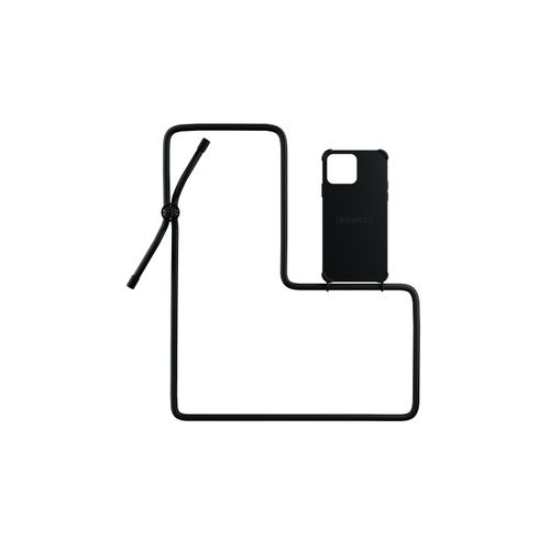 Smartphone-Hülle »Urbany's Necklace iPhone 14 Pro All Black Matt«, iPhone 14 Pro, 15,5 cm (6,1 Zoll)