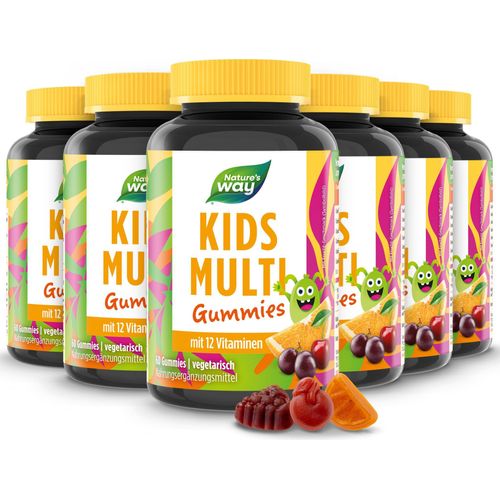 Nature's Way Kids Multi Gummies – Vitamin D Immunsystem stärken Kinder + Vitamin A, B, C & Zink